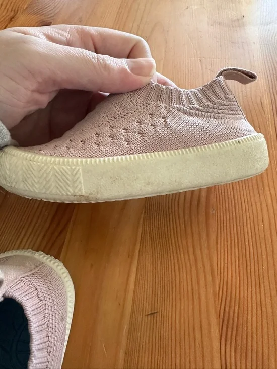 JAN AND JUL | Toddler Slip-On Knit Sneakers - Light Pink - Picture 6 of 6